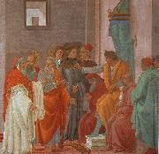 Filippino Lippi Disputation with Simon Magus oil painting artist